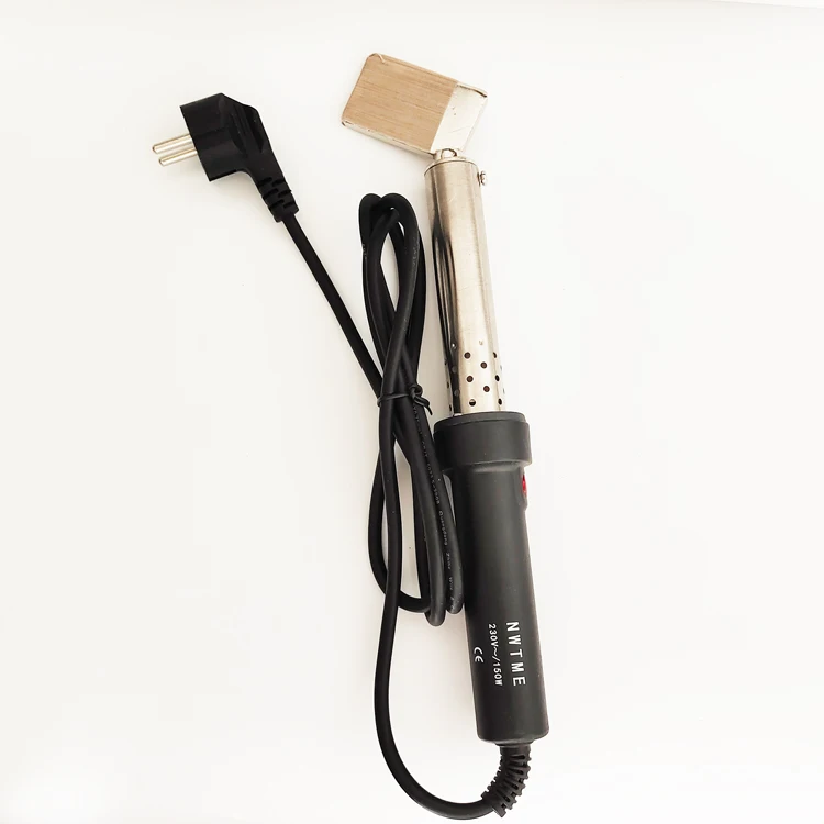 Polyurethane triangle belt connector round belt hot melt electromechanical soldering iron pu belt welding machine joint machine