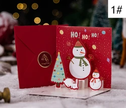 Creative 3D Christmas Greeting Card Christmas Pop Up Greeting  Cards