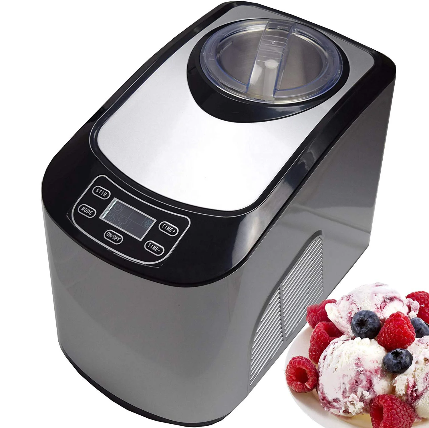 Hicon top quality home soft ice cream maker with compressor