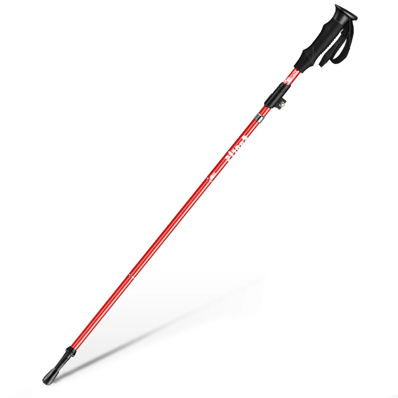 Ultra light folding telescopic walking stick men and women mountain climbing equipment carbon free walking stick outdoor multifu