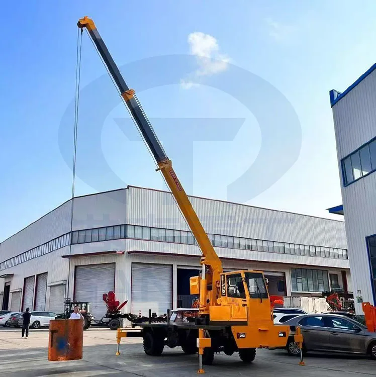 High quality crawler crane 3 sets 5 sets 8 sets 10 tons heavy crawler crane 8 tons construction mobile spider crane