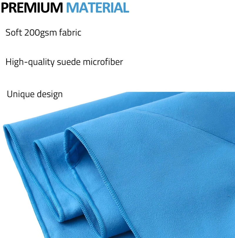 Wholesale Polyester Polyamide Fast Drying Microfiber Suede  Sports Towel Fabric