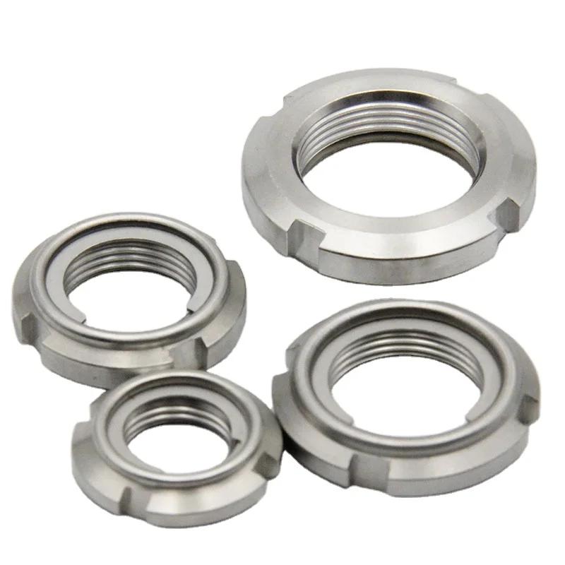 Hot Sale Factory SS400 FUNT Fine U Nut Prevailing torque Bearing Retaining Lock nuts