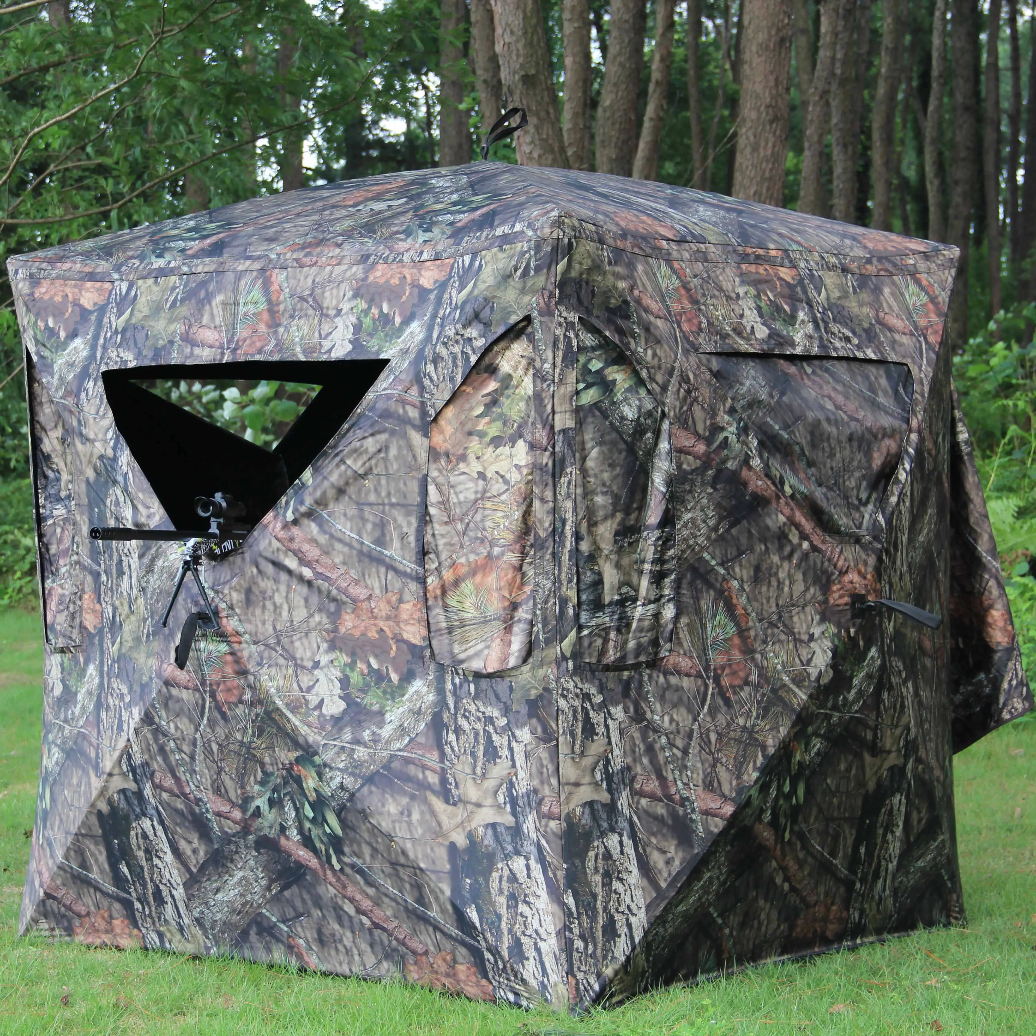 New Hunting Blind Tent, Camouflage Clothing 2 Person Pop Up Portable Hunting Ground Blinds