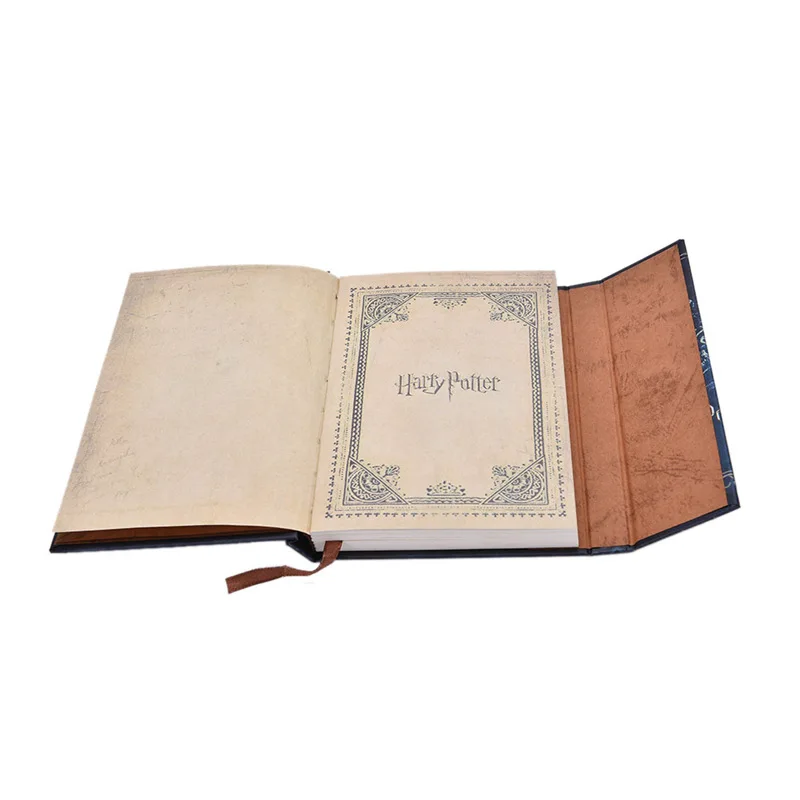 2022 Creative Retro Harry Potter Hardcover Schedule Notepad Company Promotion Stationery Gift Business Magnetic Buckle Planner