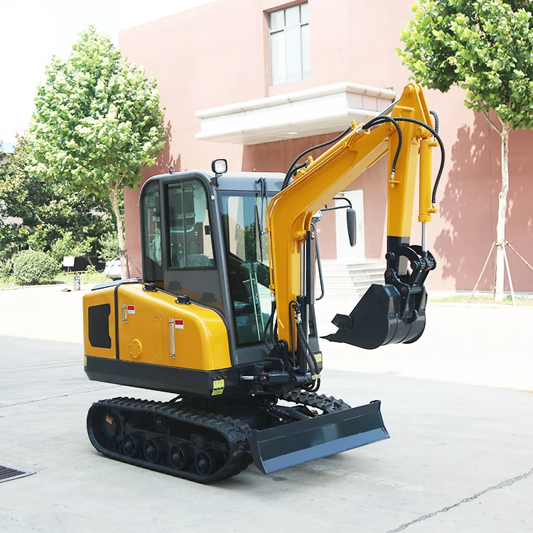 FREE SHIPPING Mini Excavator For landscaping Garden Home Farm Used Backhoe Crawler Digging Trenches Digger