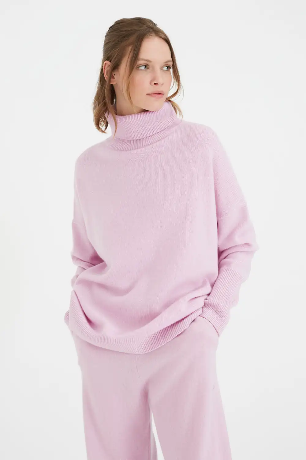 2023 Professional Manufacturer custom womens turtleneck wool pullover sweaters cashmere sweater for women