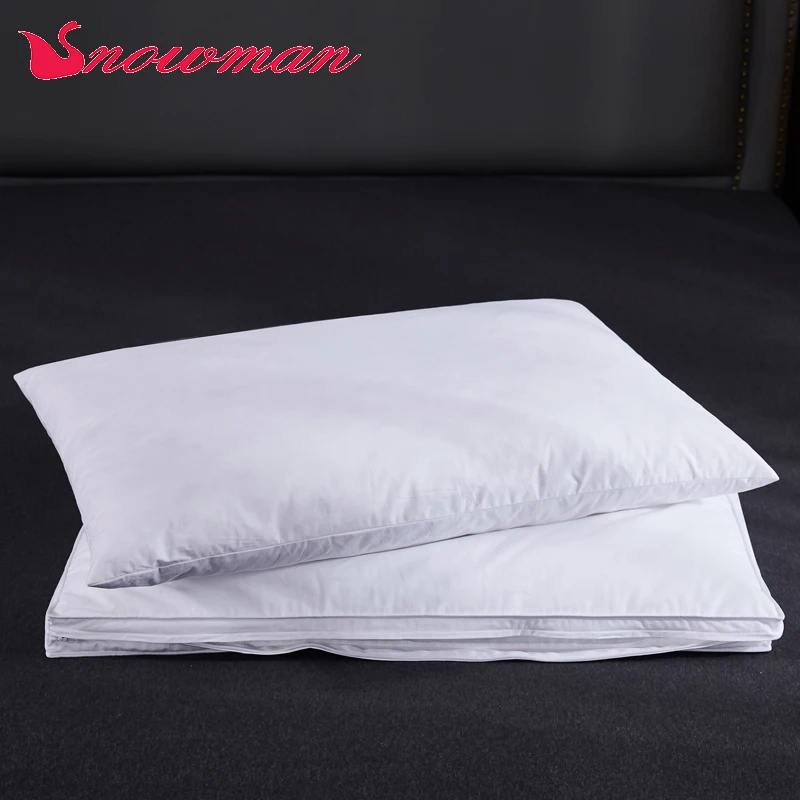 Hot Sale 100%Cotton Down Proof Cloth 5 Star Hotel Duck Feather Down Pillow