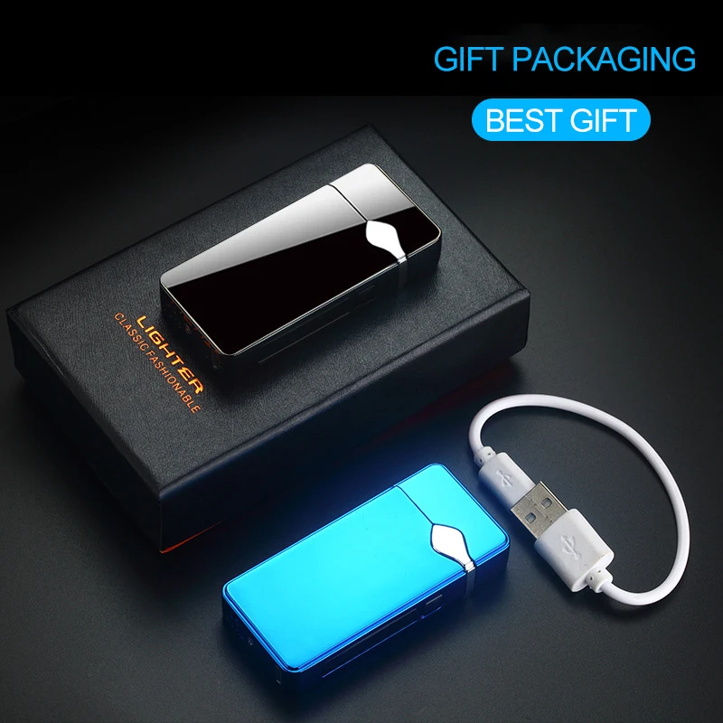 JL 315 Electric Windproof Plasma Arc custom smoking accessories Cigarette Lighter Best Business Gift