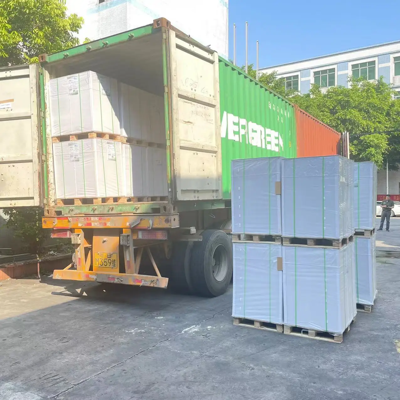 CHEN MING APP NEVIA/HI-KOTE Quality Gloss and Matt Coated C2S Art Paper FBB Ivory Board paper