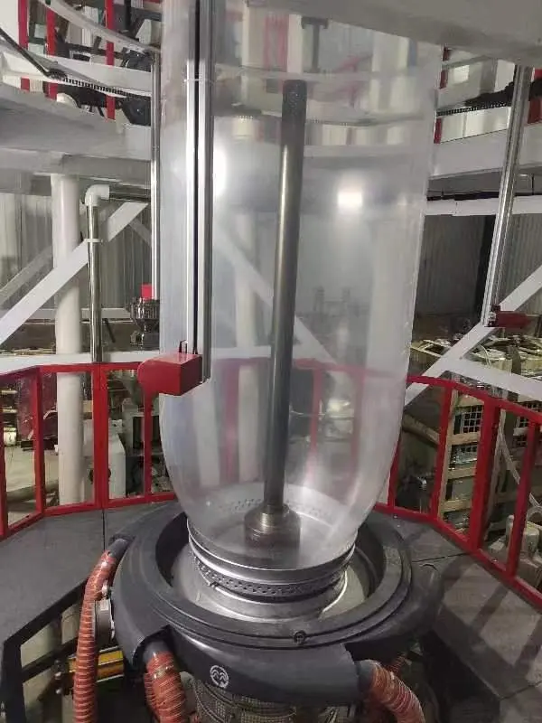 Меньше отходов, высокая Выходная трехслойная производственная линия ABC-выдувной пленки