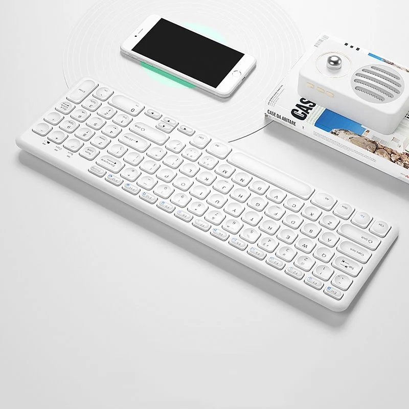 
Colorful wireless keyboard is a separate keyboard for home office use 