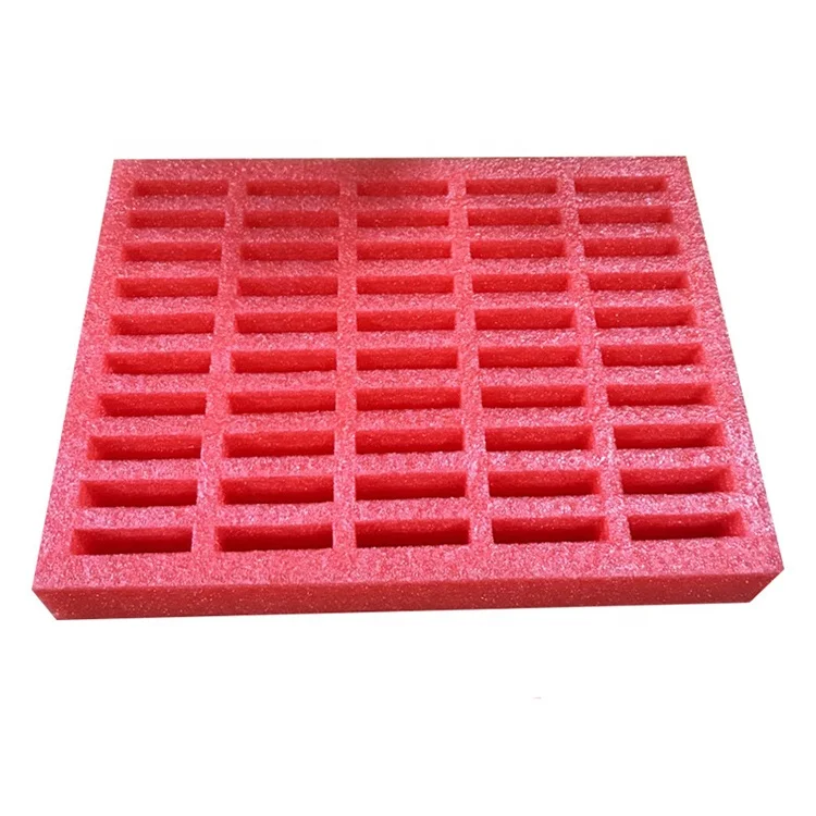 Custom ESD Anti-Static Conductive foam sheets EPE material cut foam packaging inserts pads