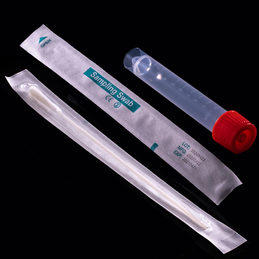 CE certificate saliva sample collection tube disposable sampling tube