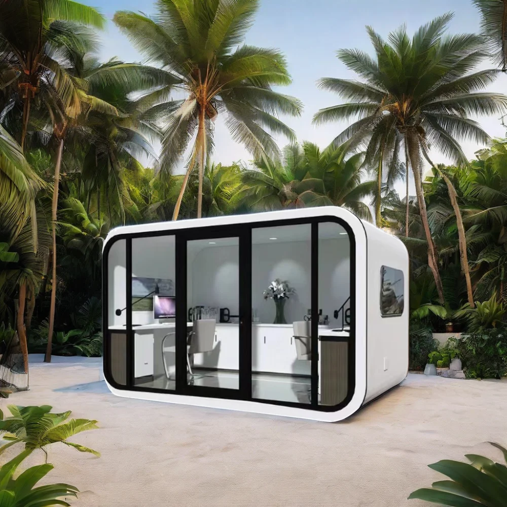 Moduler Homes Prefab Hotel Container House Luxury Steel Structure Prefabricated Building Space Capsule Prefabricated Cabins