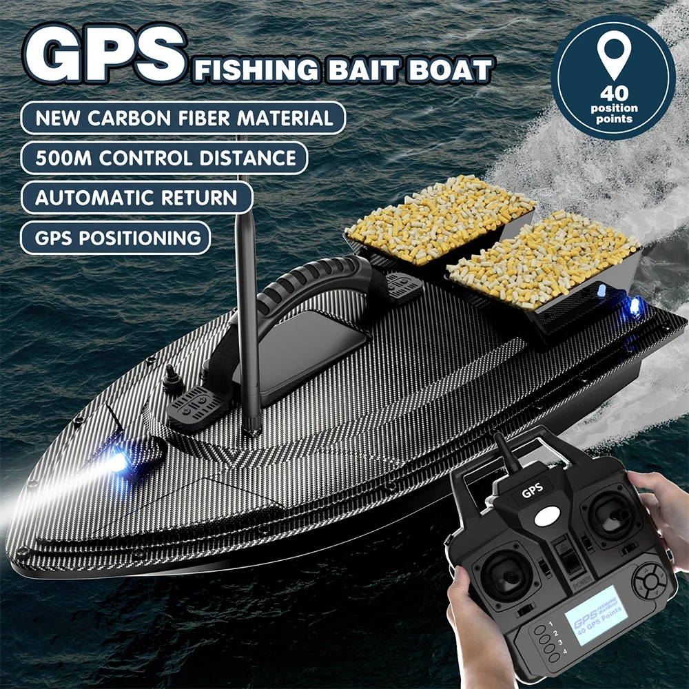 Flytec V070 GPS RC Fisnhing приманка лодка с мотором двойной ловли карпа 500 м расстояние потерянный сигнал возврата фиксированной скорости круиза