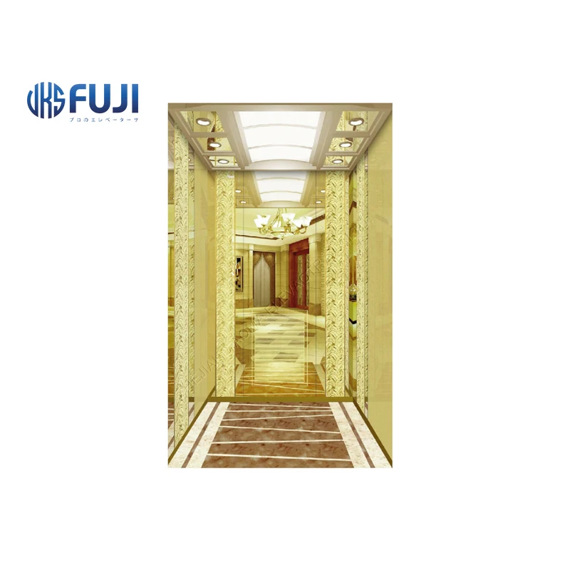 FUJI Home Lift Villa Elevator Used Home Lift Equipped with Permanent Magnet Synchronous Gearless Tractor Steel Stainless Item