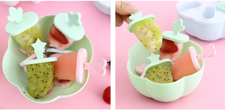 Homemade popsicle mold summer children cartoon DIY ice cream making mold ice cream popsicle 8 models