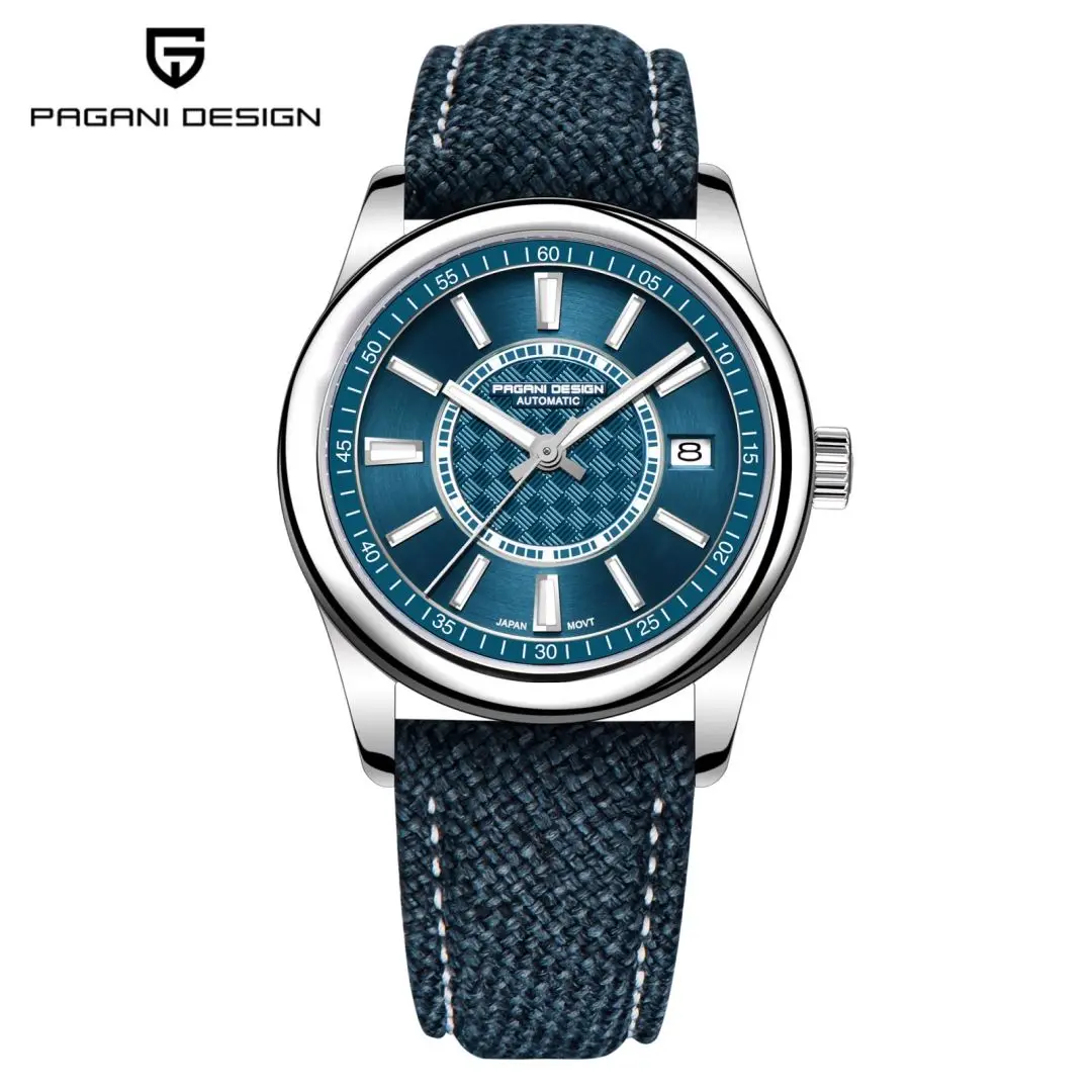 Drop shipping PAGANI DESIGN 1778 NH35A  automatic mechanical watch for men Waterproof 100m Braided Leather Strap watch herren uh