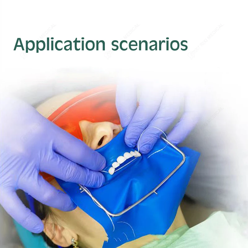 Dental Rubber Dam Kit Rubber Dental Dam Sheet Natural Latex Dental Dams