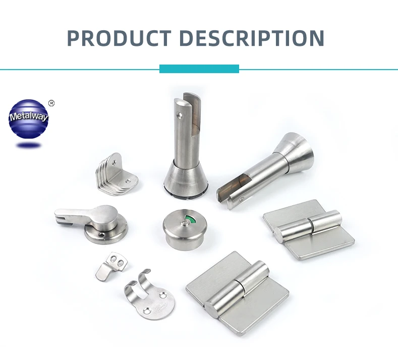 Toilet Partition Accessories Set Toilet Cubicle Fittings Public Bathroom Parts