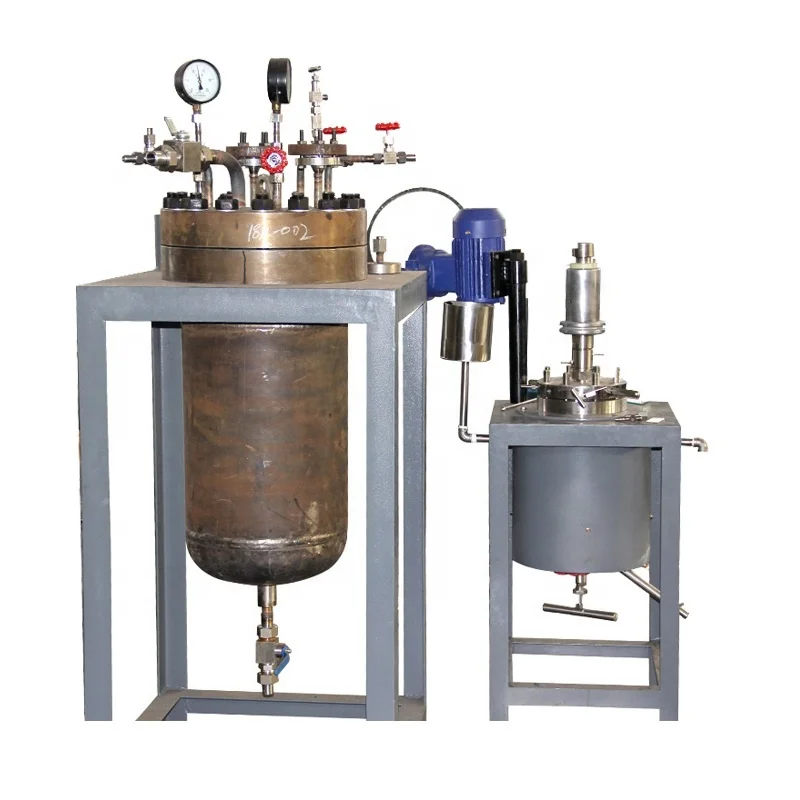 Laboratory non stirred high pressure autoclave reactor vessels