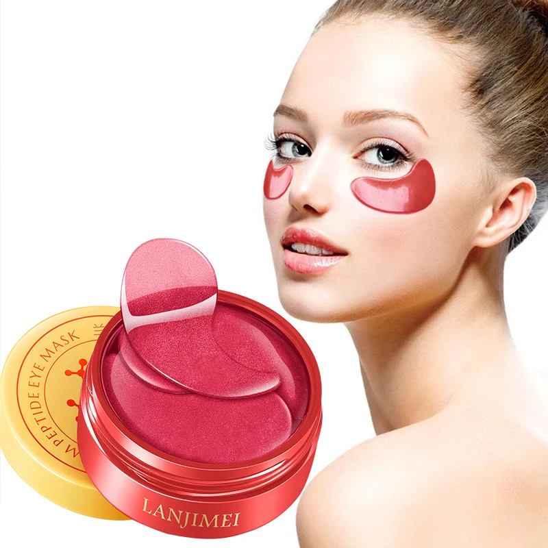 
Hot Sale Anti Aging Anti Wrinkle OEM Snake Venom Peptide Firming Eye Mask Crystal Collagen Eye Mask Guangzhou Eye Film Factory 