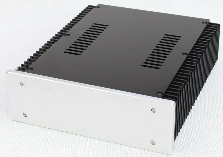 Custom WA61 Aluminum Non Perforated Gall Machine Case Brushed Pure Post Amplifier Heat Dissipation Cooling Case