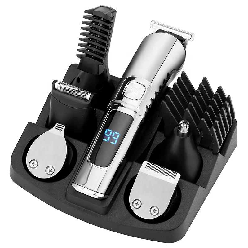 Resuxi FK-8688T 6 In 1 hair clippers set professional barber Waterproof beard trimmer set Cordless hair clipper and trimmer set