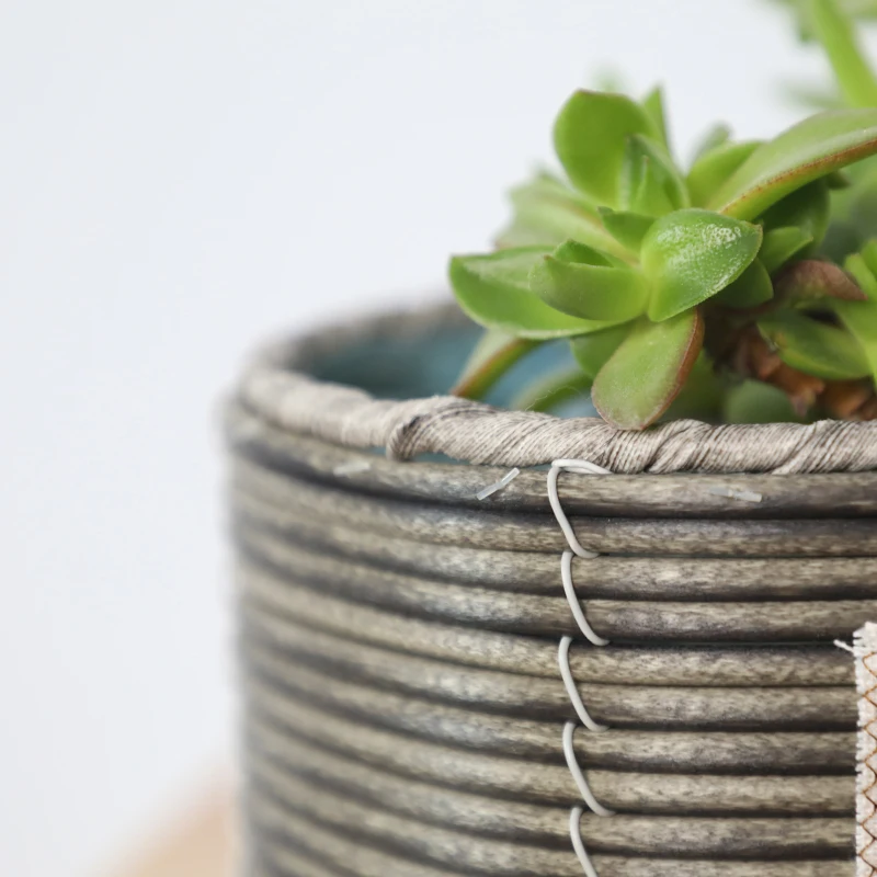 Wholesale High Quality Metal Cloth Laundry Basket PP Wicker Belts Storage for Clothing for Bathroom Use for Pot Storage