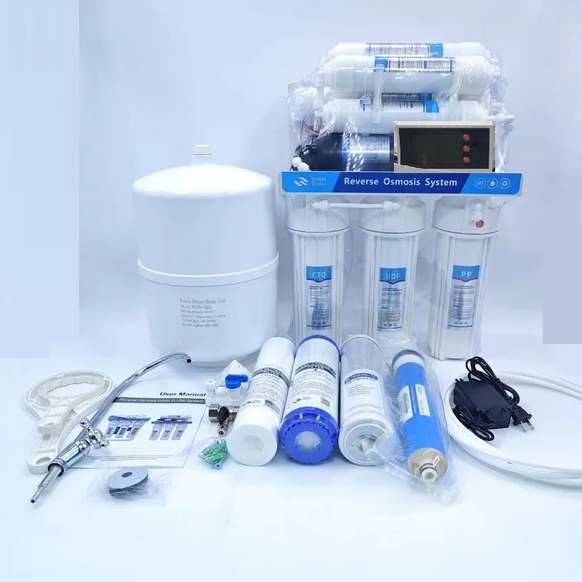 CE LCD Display Double TDS Show 5 Stages RO Water Purifier