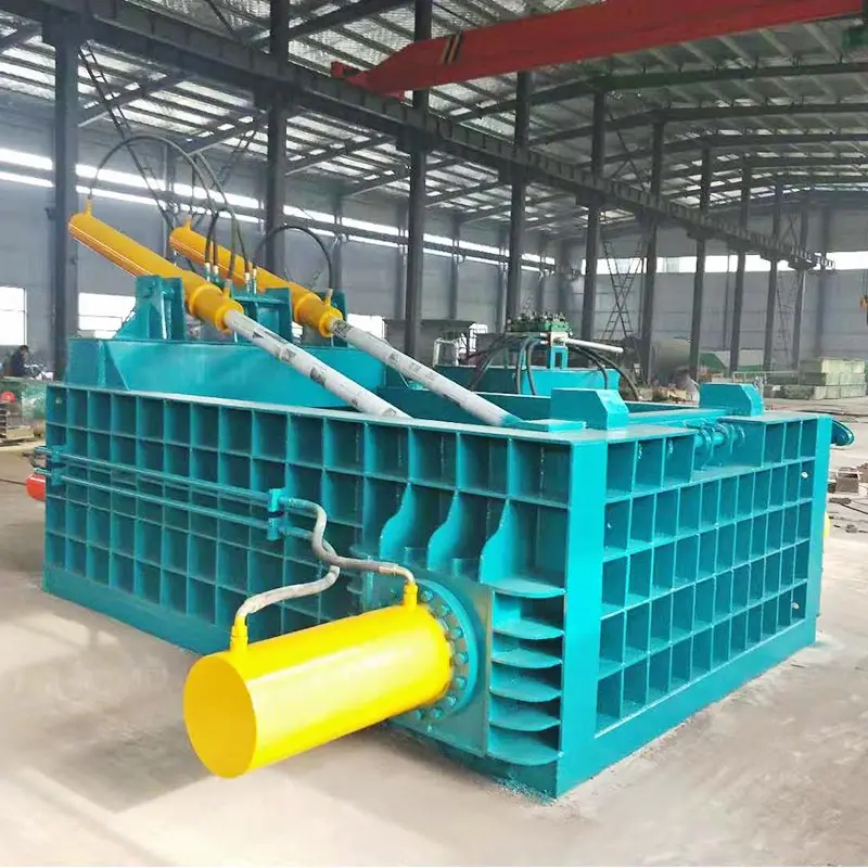 Industrial small scrap car horizontal aluminum baler press machine price aluminum recycle metal baler machine