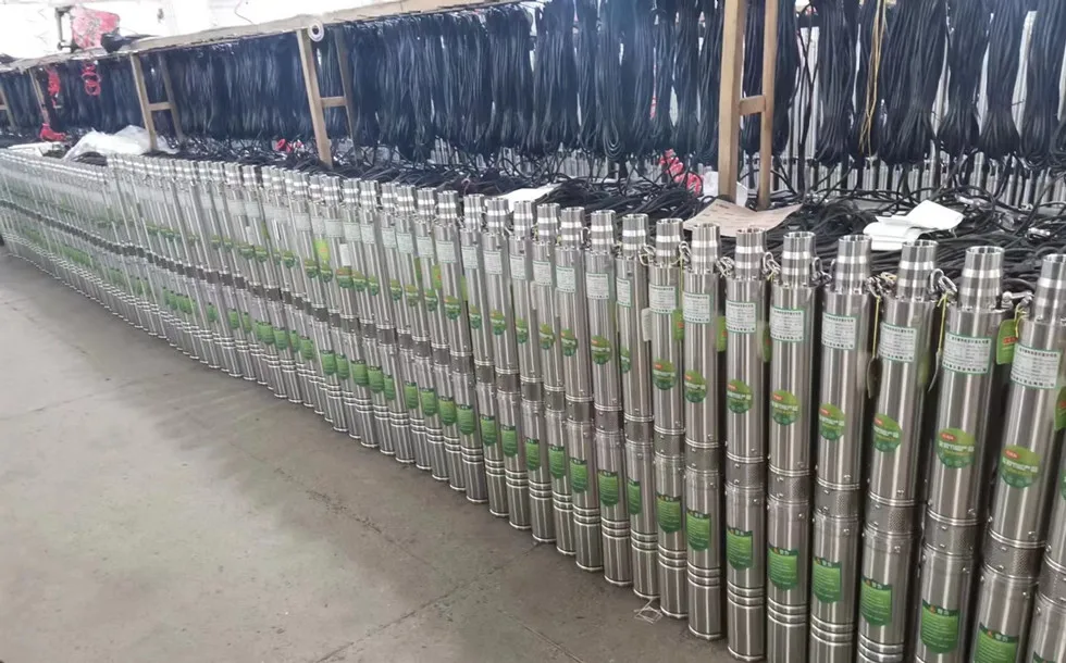 High pressure 300m150m stainless steel deep well submersible pump household small 2 inch well pump