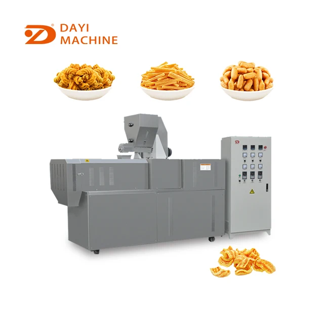 China Low Price Automatic Fried Snack Chips Food Processing Line Fried Snack Food Packaging Machine for Sale