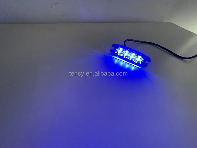 
2021slim size Strobe lights Synchronous mode Amber blue warning car light 