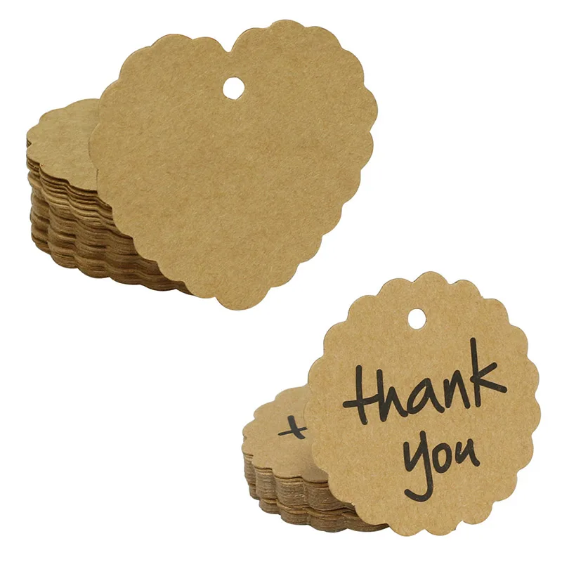 
Vlovelife Pillow Shaped Wedding Candy Boxes with Tags Kraft Paper Pillow Gift Box For Wedding Birthday Party Favor Box 