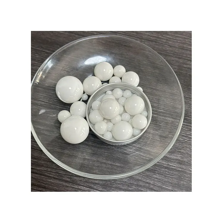 High Alumina  Hot sales 3mm 10mm 25mm 25.4mm 90% zro2 ceramic ball Zirconia Ceramic Balls