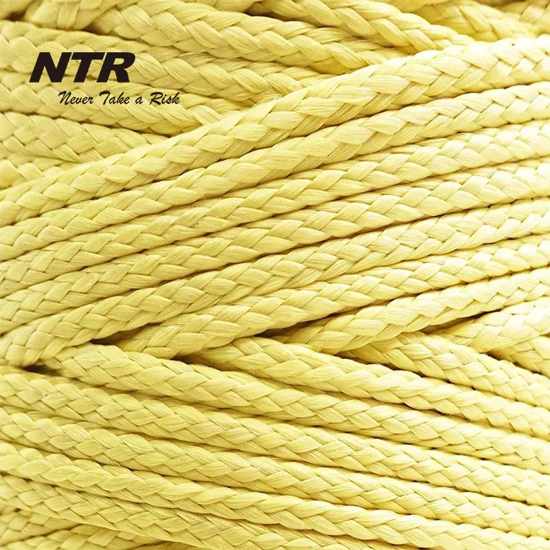 
Braided aramid rope braided string utility cord mason line for kite bridle fishing camping packing 