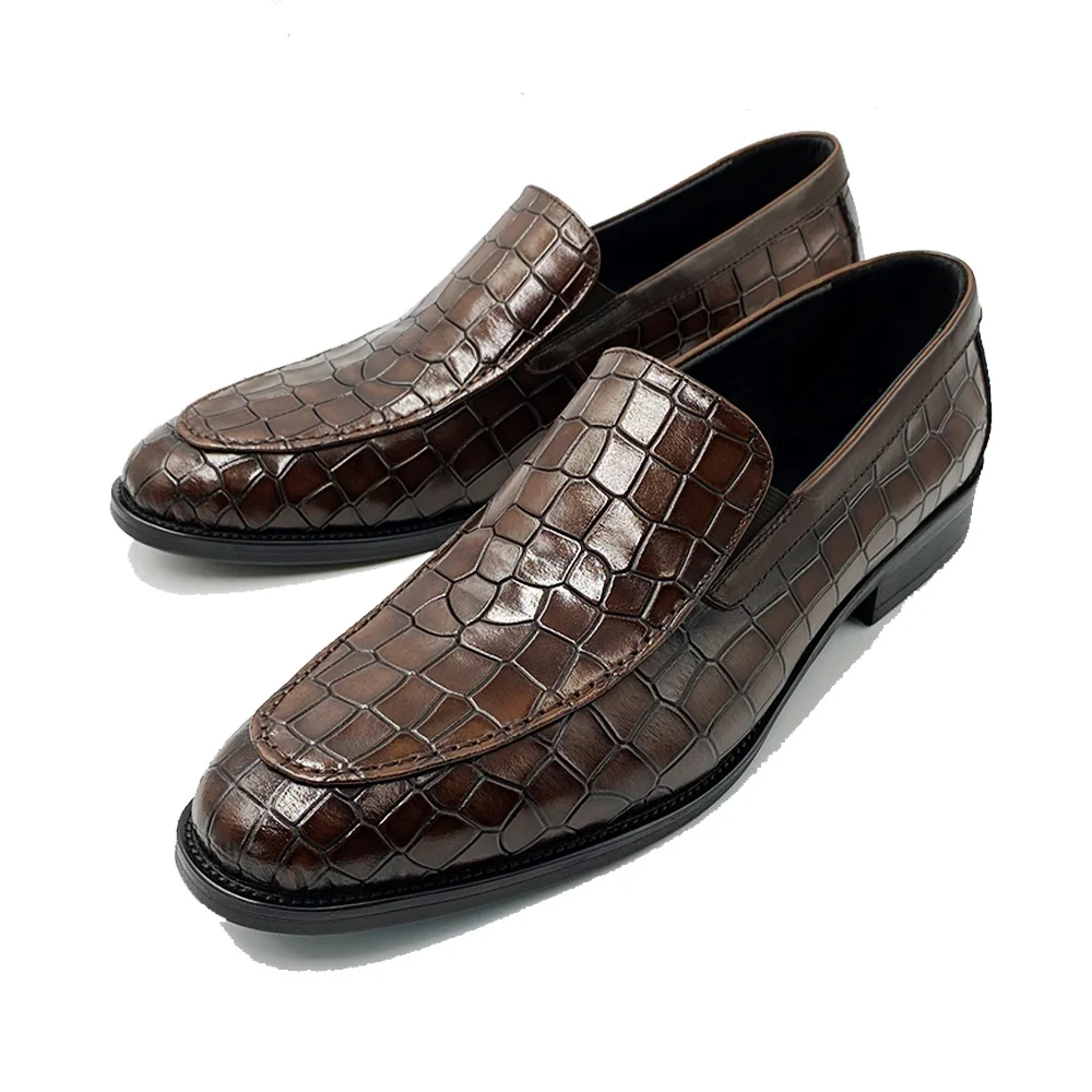 
Hot sale rubber sole business mens dress shoe genuine leather formal men shoes 