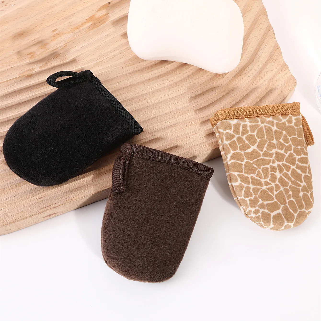 Wholesale Mini Self Tanning Mitt Kit Applicator Customize Mitt Sunless Tanning Gloves For Face