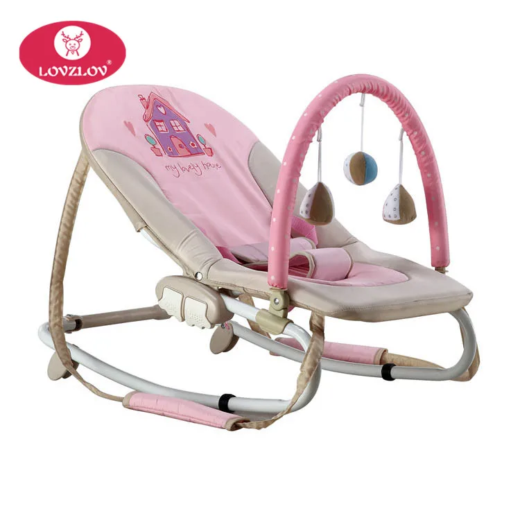 
Portable folding rocker vibrating soft balance wholesale baby rocking chair 