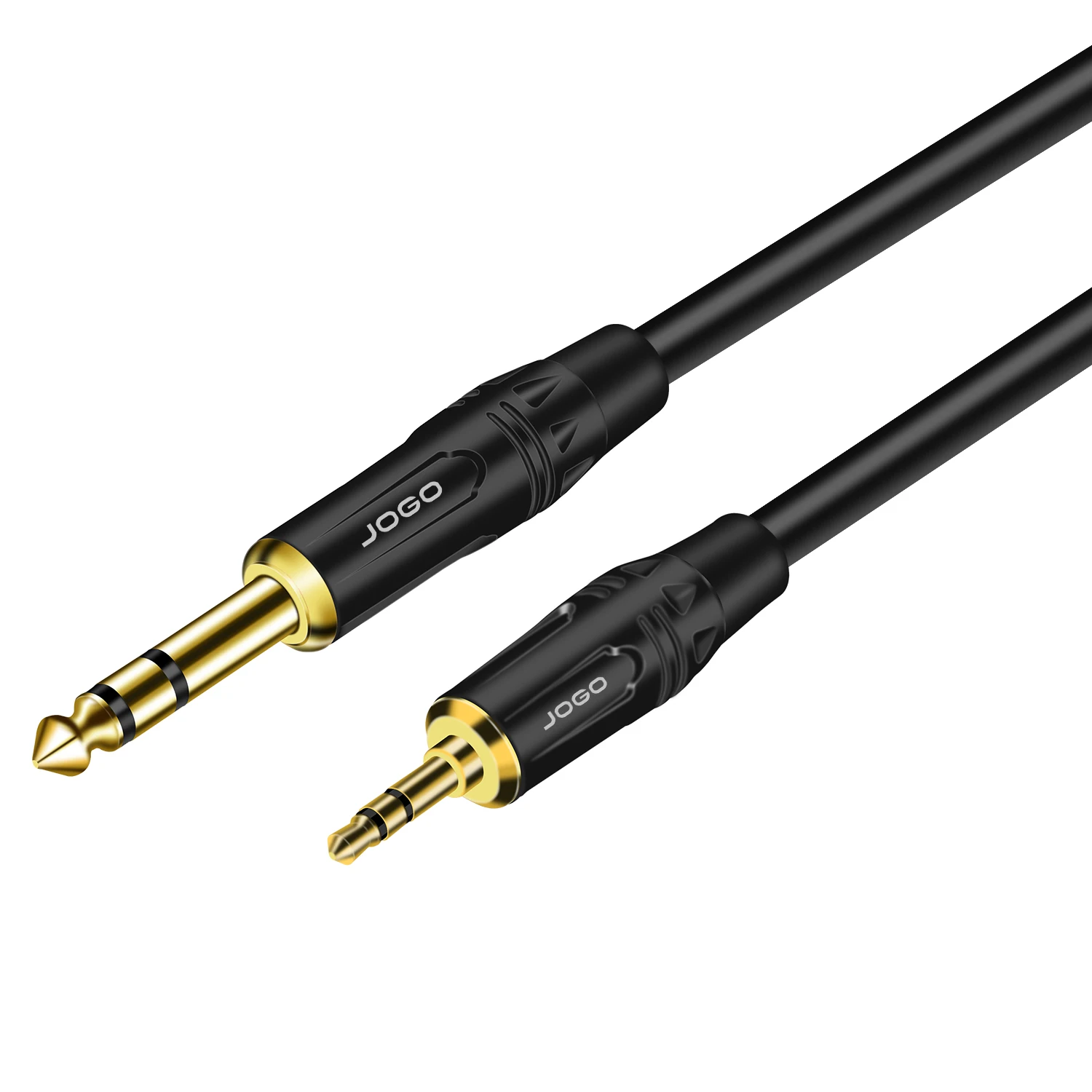 3.5mm Stereo Plug to 6.35mm Stereo Plug, TRS Stereo Audio Cable