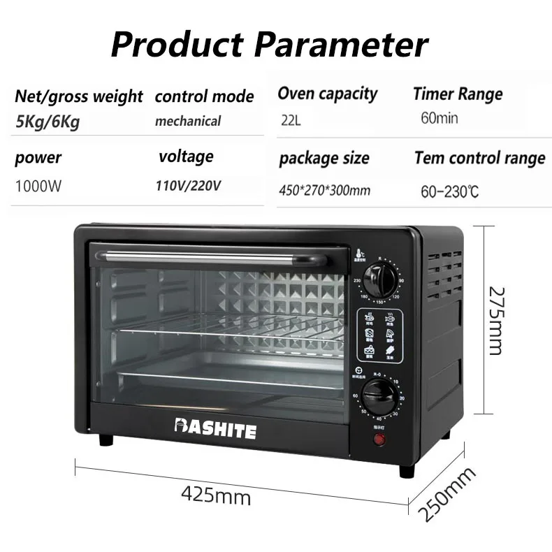 Electric oven for household use new small bake special multi-functional table oven