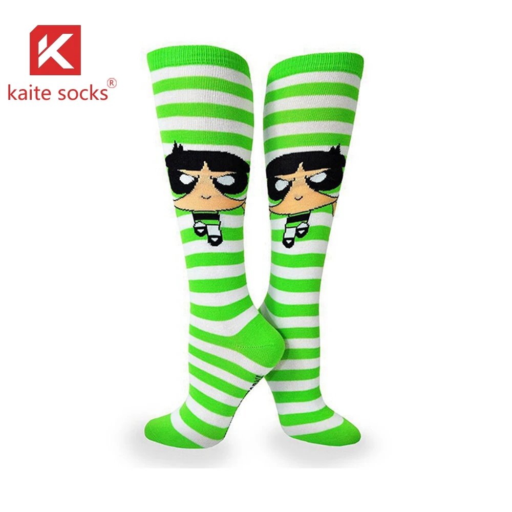 KTE-3388 No MOQ Adult Cycling Running Soccer Horse Riding Padded Breathable Compression Custom Logo Knee Socks