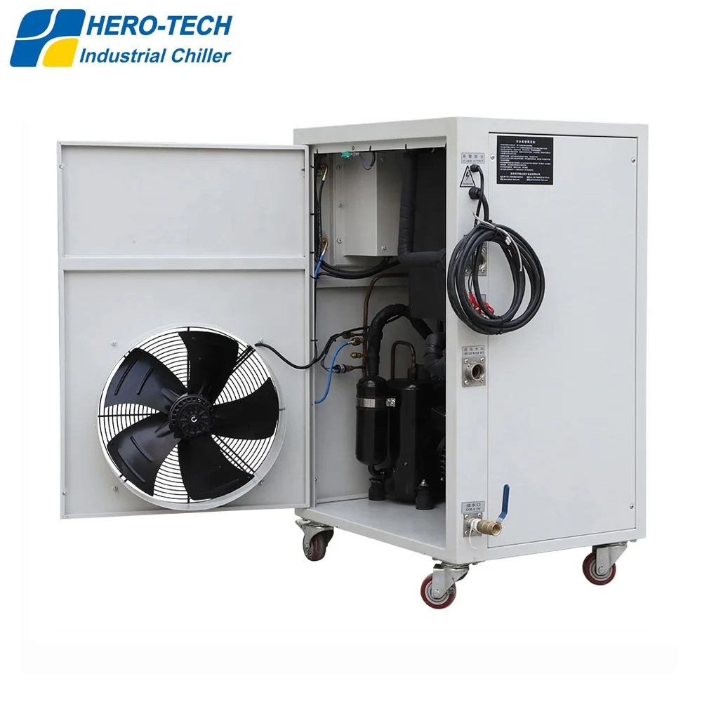 1.5hp 1ton 3.5kw portable cooling water chiller for laser machine