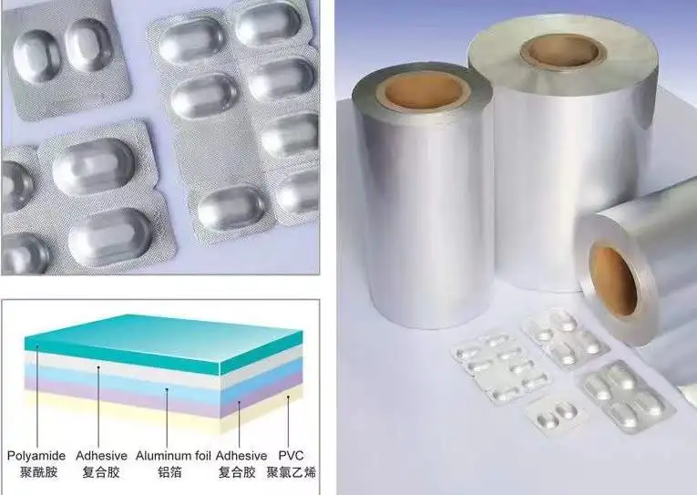OREZA NY/AL/PVC Pharmaceutical  Alu Alu Bottom Foil Bubble Package with DMF & ISO Certificates