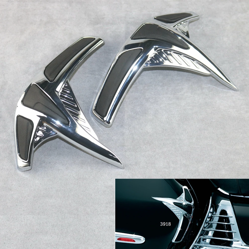 Motorcycle Left and right Side box protection cover For HONDA Goldwing GL1800 2001 02 03 04 05 06 07 08 09 10 2011
