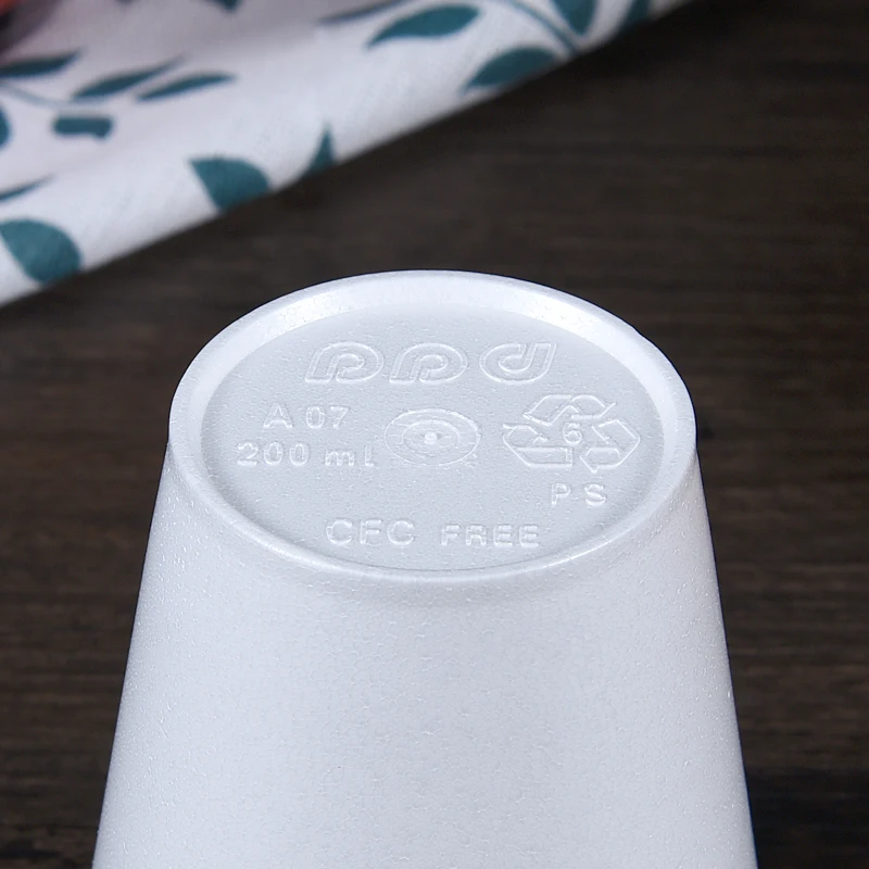 4 6 10 12 16 20 24 32 Oz ice cream white food container foam cup