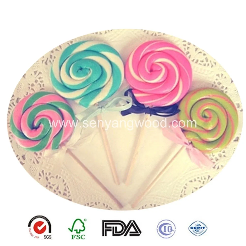 safe birch marshmallow cotton candy round stick