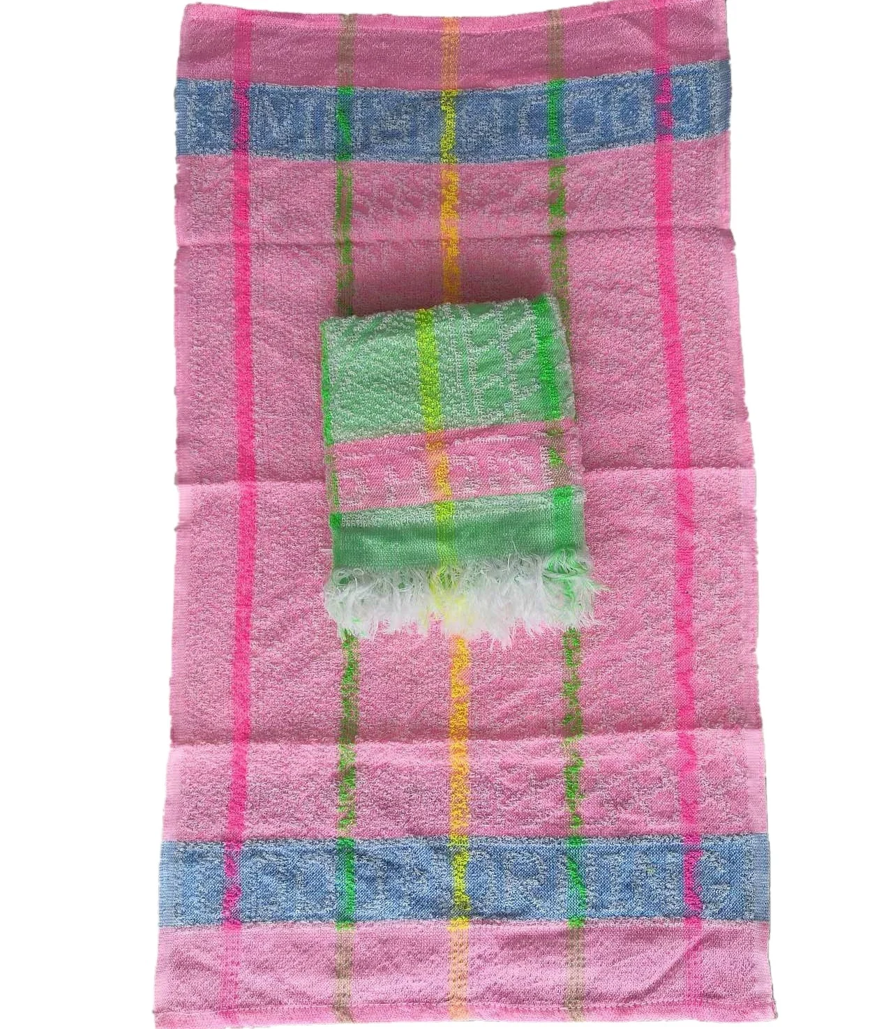 China manufacturer  hot sales to Yemen 100% polyester cheap disposable good morning towels